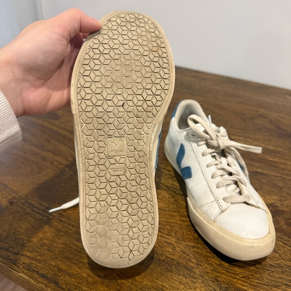 VEJA CAMPO LEATHER WHITE CALIFORNIA SNEAKERS - Picture 7 of 12